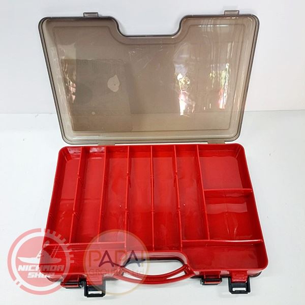 กล่อง 2 ด้าน หูหิ้ว Forte Box 29x19x6 :Red