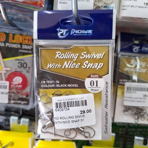 PIO ROLLING SWIVE WITH NICE SNAP 10