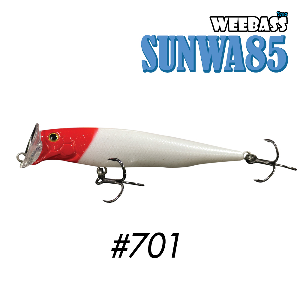 WEEBASS-SUNWA-SINKING-80m/20g 701หัวแดง