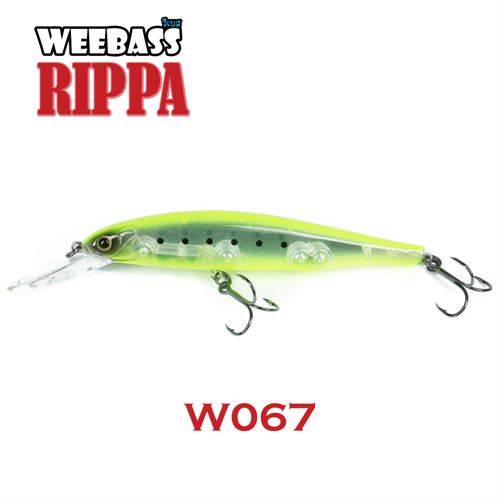 WEEBASS-RIPPA SINKING 110m/20g W067 เขียวตอง