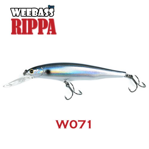 WEEBASS-RIPPA SINKING 110m/20g W071 ดำ