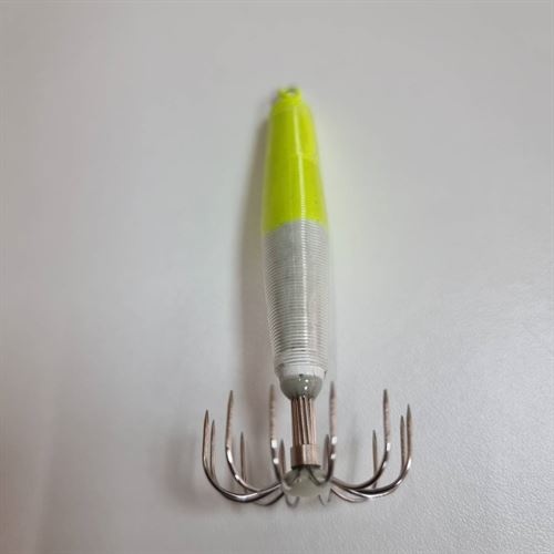 WEEBASS-โยตะกา 80 mm ขาว-เหลืองสะท้อน