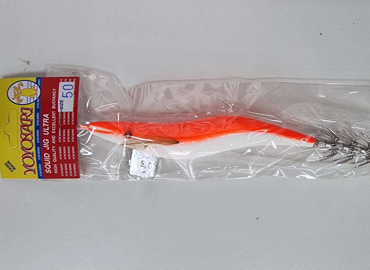 โยกุ้ง Yoyosari ไม้ #5.0 ส้ม