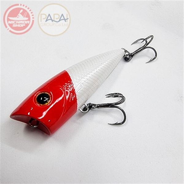 WBAQA60 POPPER 60 mm/7.2g ขาวแดง (001)