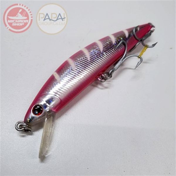Zeus 38g 120 mm PT  เงินหลังชมพูลาย