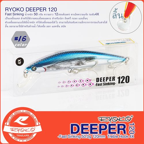 Ryoko Deeper 50g 120 mm  ฟ้า 
