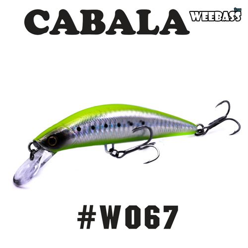 Weebass lure Cabala 105mm/41g W067 ตอง