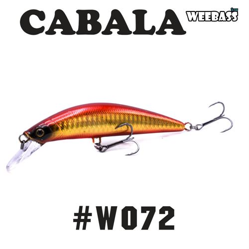 Weebass lure Cabala 105mm/41g  W072 ส้มทอง