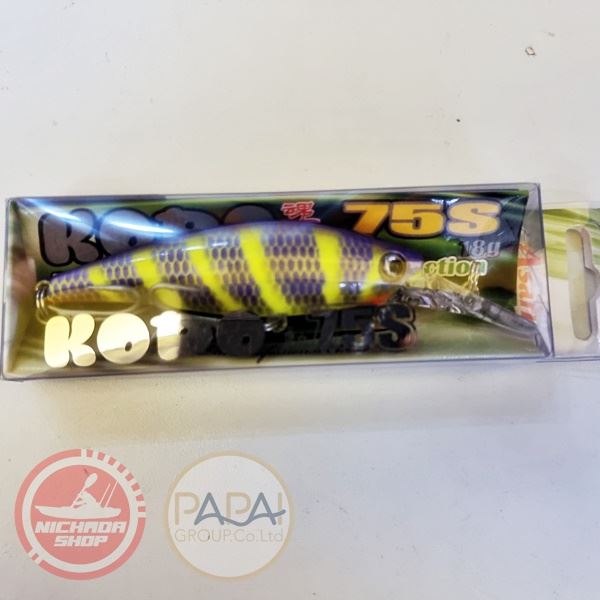 เหยื่อ Asari Kodo 75S 75mm #24 เขียวลายน้ำเงิน