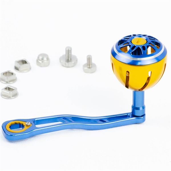 แขน Jigging Aluminum Handle Knob น้ำเงิน