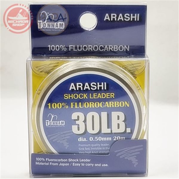 ARASHI-Fluorocarbon 100% 20m-30 Lb