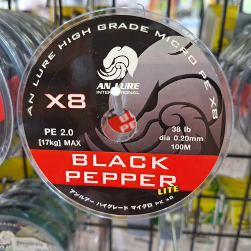 BlackPepper 8X เทาเข้ม PE 2.0 