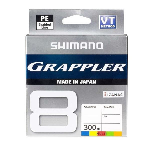 สายพีอี SHIMANO GRAPPLER X8 300M PE8