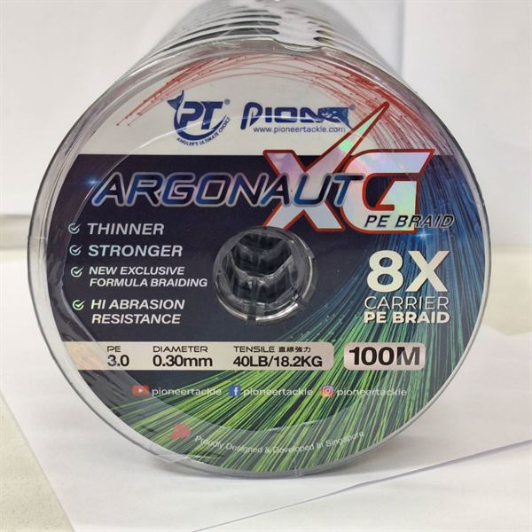 สาย PE PIO Argon XG 8X Multi 100m #PE 1.0 20lb