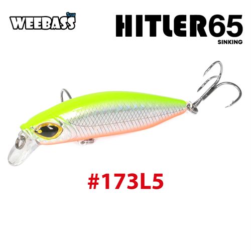 HITLER 65 SINKING 12.5g 173L5 เขียวตองท้องส้ม