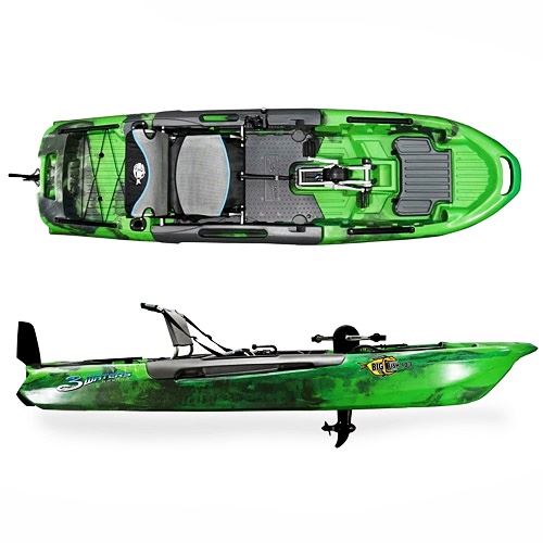 Big Fish 103 Rudder-Profish Green Flash
