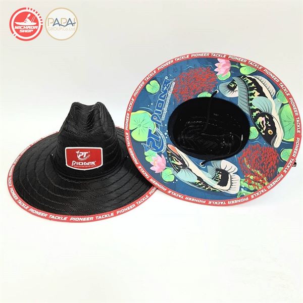 หมวกฟาง PIONEER STRAW HAT MAT Red