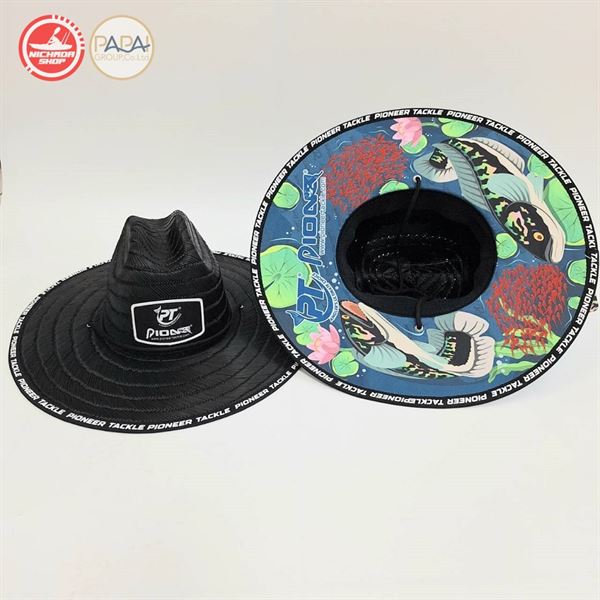 หมวกฟาง PIONEER STRAW HAT MAT BLACK