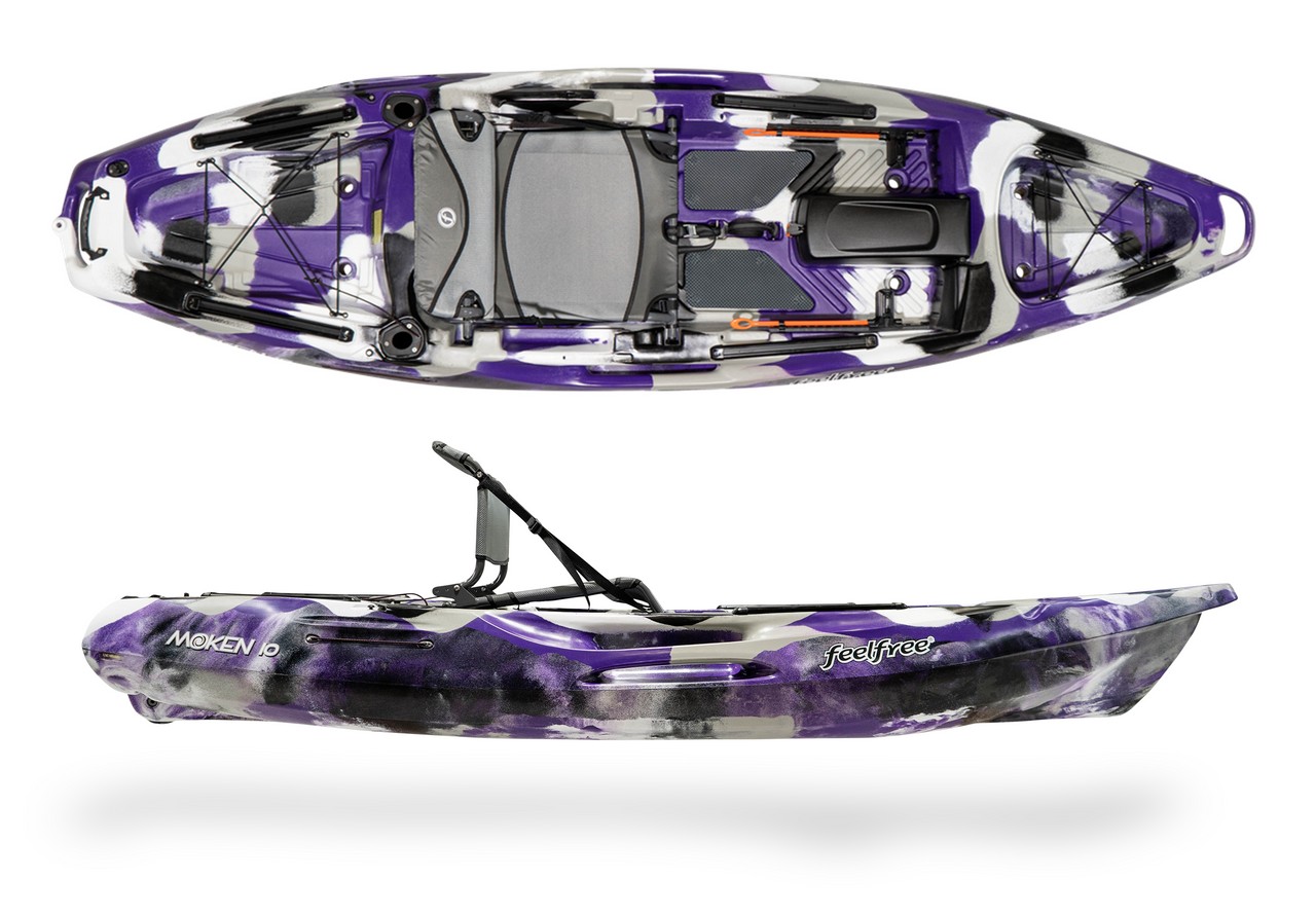 Moken 10 Ver2 หางเสือ-Purple Camo